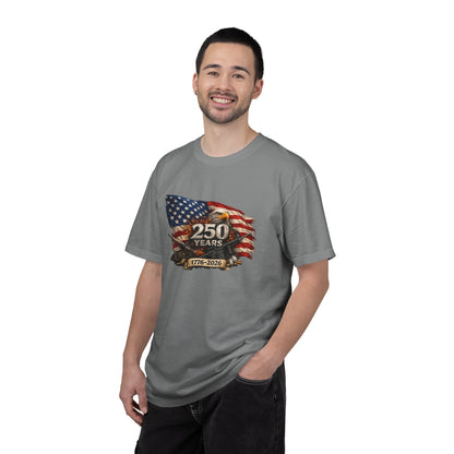 250 Years USA Anniversary 1776–2026 Flag & Eagle T-Shirt