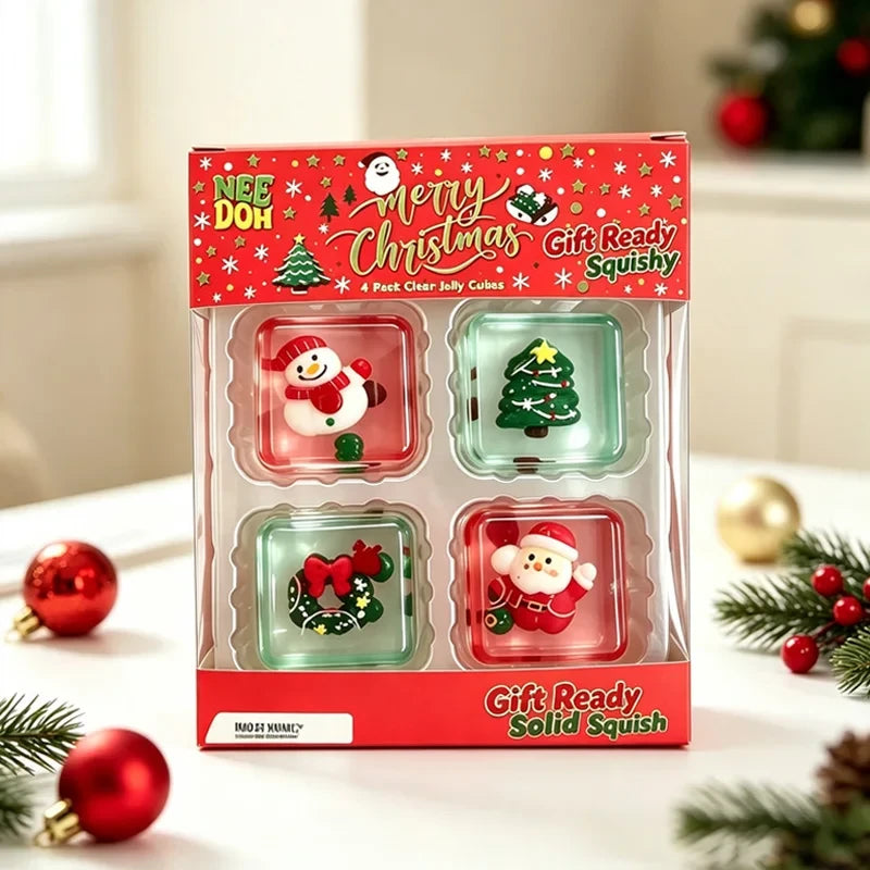 Mini Squishy Cube Fidget Toy Set
