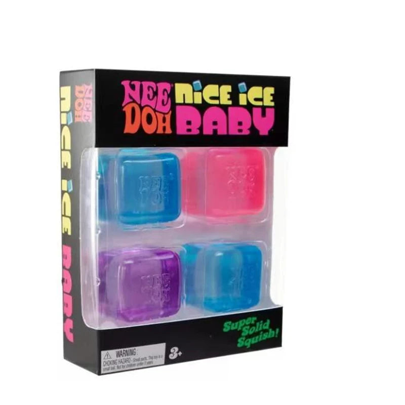 Mini Squishy Cube Fidget Toy Set