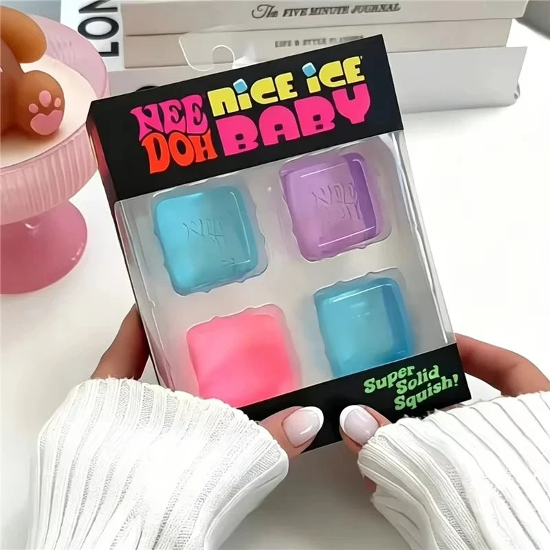 Mini Squishy Cube Fidget Toy Set