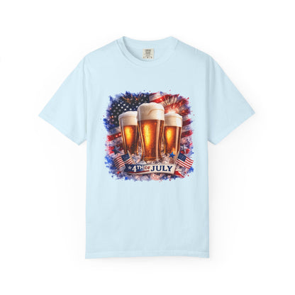 4th of July Patriotic American Flag Brewery Tee