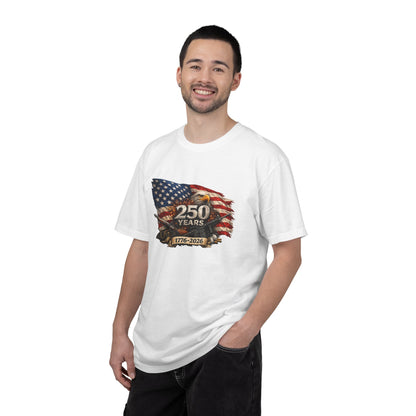 250 Years USA Anniversary 1776–2026 Flag & Eagle T-Shirt