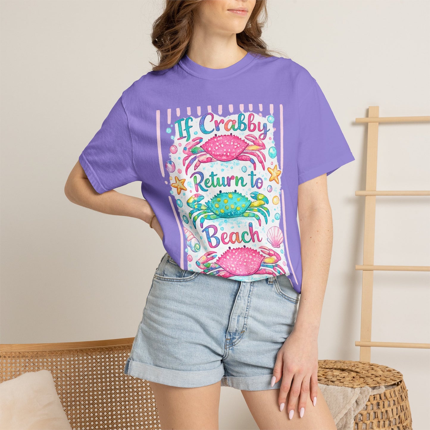 If Crabby Return to Beach T-Shirt