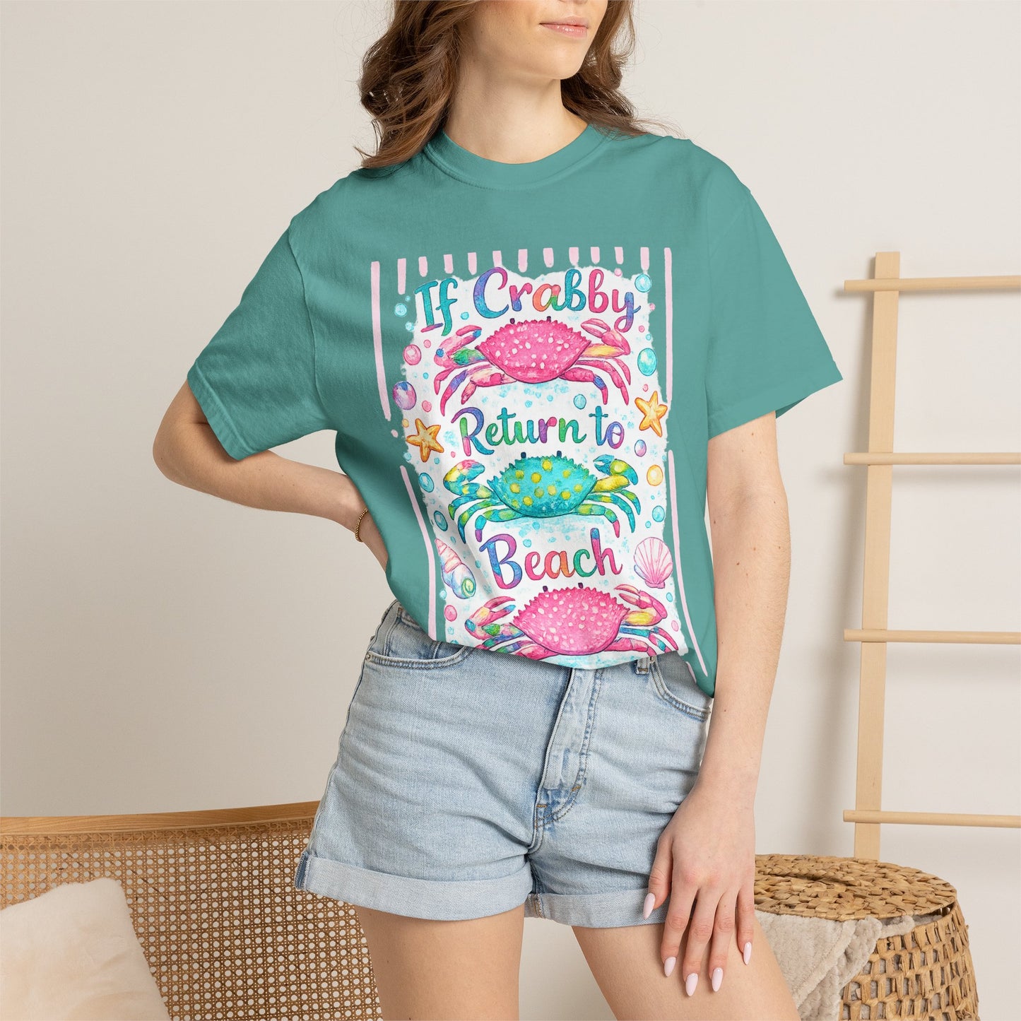 If Crabby Return to Beach T-Shirt