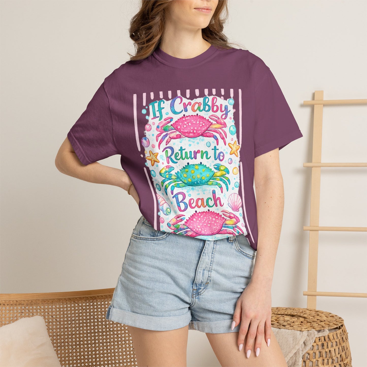 If Crabby Return to Beach T-Shirt