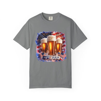 4th of July Patriotic American Flag Brewery Tee