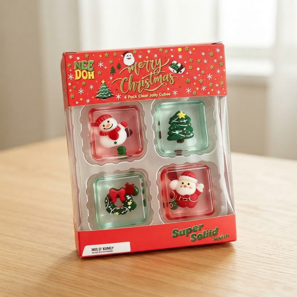 Mini Squishy Cube Fidget Toy Set